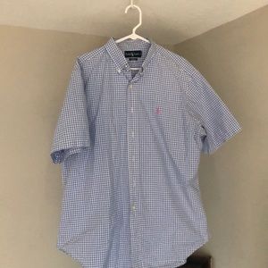 Ralph Lauren short sleeve button down dress shirt